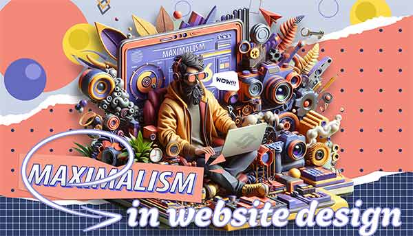 Maximalism in Website Design: Key Principles, Differences from Minimalism, and Common Elements